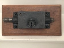 VINTAGE RARE GRANDE SERRURE DE
