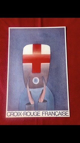 Affiche croix rouge francaise - affiche,