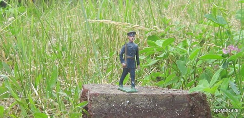 Figurine plomb creux soldat - figurine,
