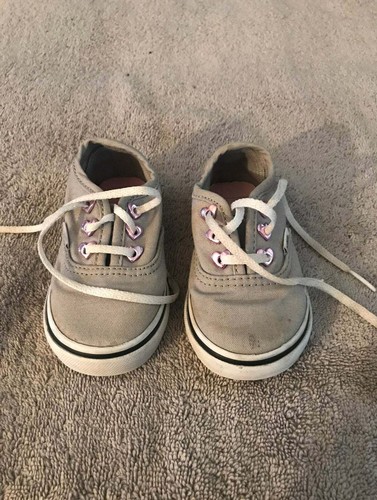 Size toddler gray - 4.5, vans
