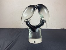 Couple d oiseaux Signé Livio Seguso Verre Murano 1960