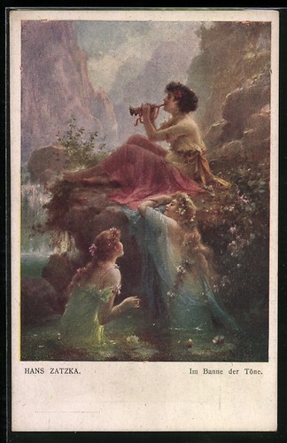 Carte postale artiste hans - d'artiste,