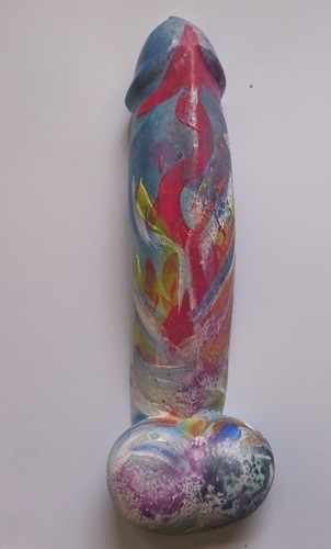 Phallus décoré pièce - décoré,,