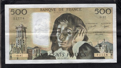 France billet 500 - de, francs