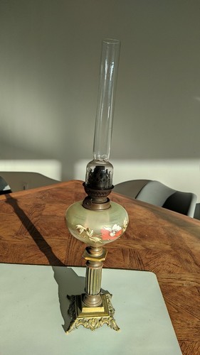 Ancienne lampe pétrole 54cm - ancienne, a