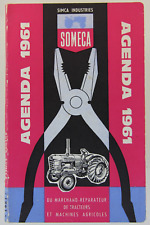Agenda SOMECA 1961 prospectus brochure tracteur Fiat New Holland tractor livret
