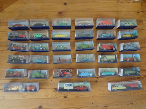 Lot voitures tintin hergé - voitures,
