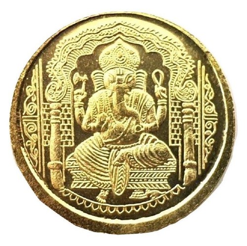 Ganesha ganesh yantra coin - ganesha,