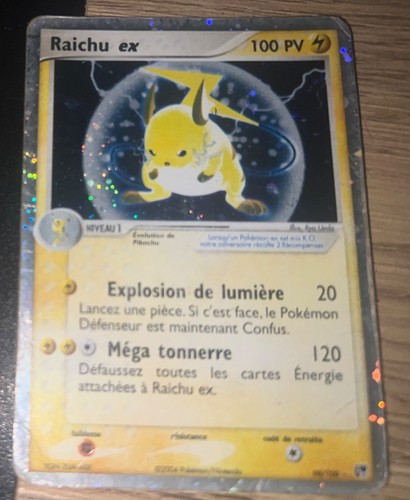 Raichu holo swirl 98 - ex,