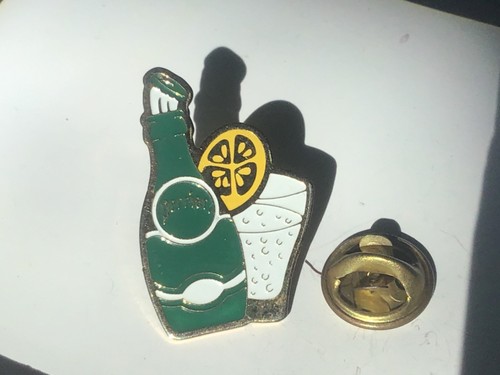 Pins perrier citron rondelle - citron,