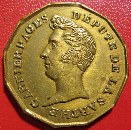 Médaille maçonnique laiton