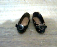 Très anciennes chaussures en cuir à boucles pour BLEUETTE GL