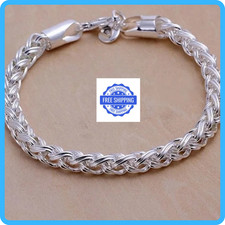 Bracelet chaîne en argent