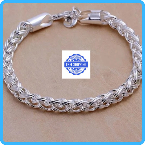 Bracelet chaîne argent - bracelet,