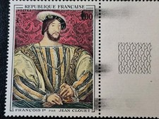 VARIÉTÉ - François 1er , Maury 1518 défaut d'essuyage de la couleur noire