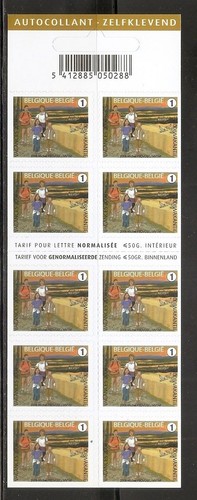 Belgium summer stamp hiking - -,