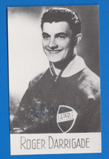 CYCLISME carte cycliste ROGER DARRIGADE équipe LA PERLE Signée