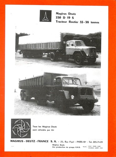 Magirus deutz tracteur 230 - 230, d