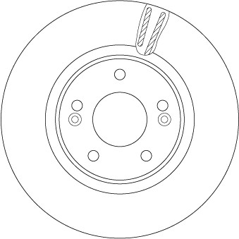 Disque frein trw automotive - disque,