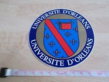 Autocollant UNIVERSITÉ D'ORLÉANS