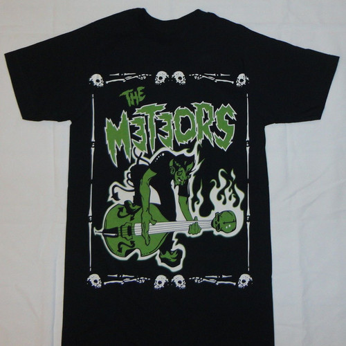 The meteors band shirt - meteors, black