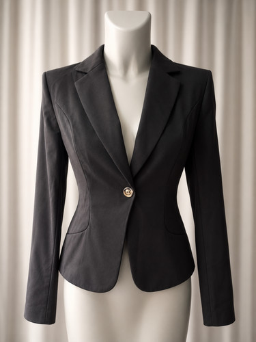 Blazer noir cintré shein - noir, –