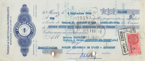 1955 fabrique lunettes - 1955, de