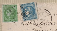 ? RARE LETTRE CERES BORDEAUX No42+46 / sup / XB034 ?