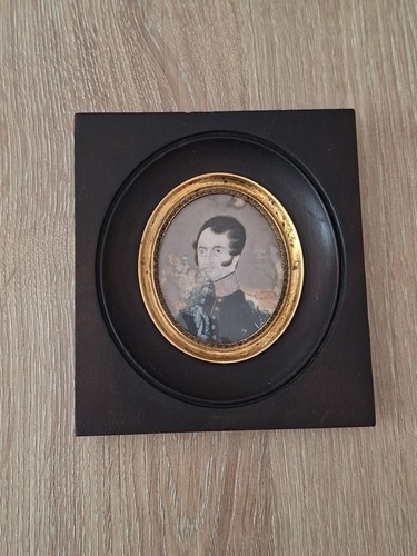 Miniature portrait xixe - miniature,