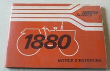 NOTICE D'ENTRETIEN TRACTEUR