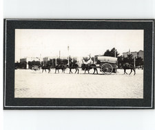 Espagne, Madrid, Chevaux tirant une voiture, Tirage vintage, ca.1910 Espagne, Ma