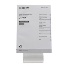 Manuel D’Instruction Sony a
