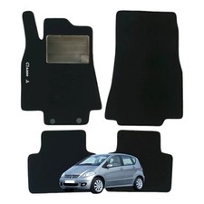 Set Tapis Moquette pour Mercedes Classe A (W169) Partir 2004 - (Avec 2 Attaques)
