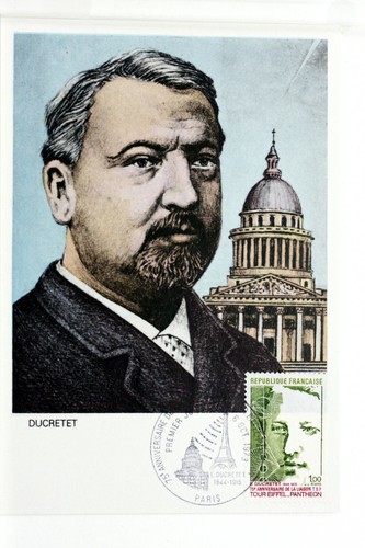 Tsf ducretet postcard france - postcard,