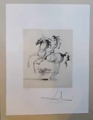 Lithographie salvador dali - dali, "