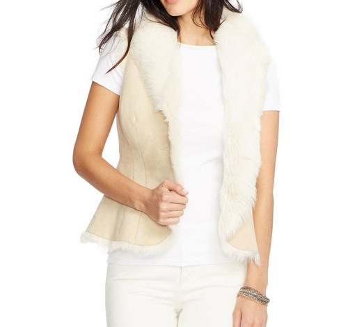 Lrl shearling vest 100 nwt - 100%,