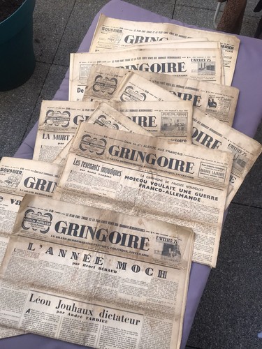 Lot journaux anciens - journaux,