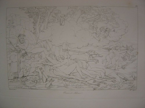Gravure numéro vénus et - de,