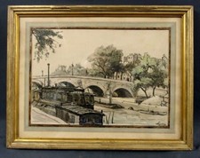 Aquarelle 1929 de Marthe