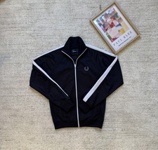 Fred Perry Black Zip-Up Track