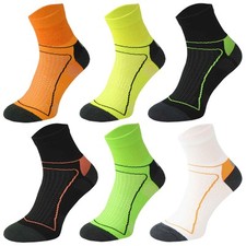 COMODO - Chaussettes Cyclisme Velo Route | Anti Tranpirante Basses Chaussettes