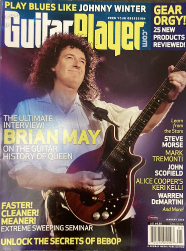 Magazine guitar player brian - guitar,