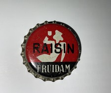 Rare Capsule Ancienne De Soda FRUIDAM Raisin Années 50