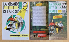 Chaland: 1 Flyer + 1 prospectus "La grande fête de la forme" 1983 et 1985