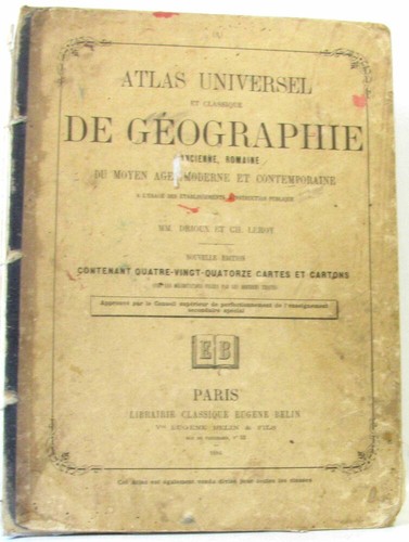 Atlas universel classique - atlas,