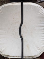 Guidon plat vélo VTT acier noir longueur 60 cm