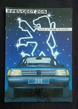 Brochure PEUGEOT 205 - Sous le signe du Lion - année modèle 83 - magnifique