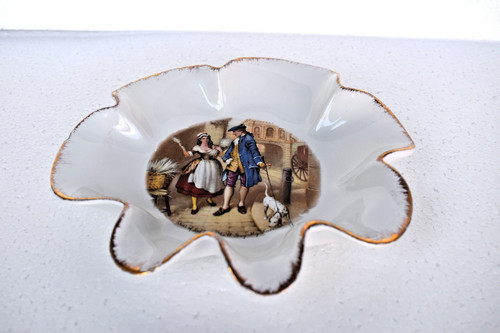 Vintage porcelaine cendrier - vintage,