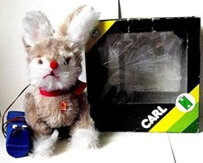 AUTOMATE CARL - LAPIN SAUTEUR AVEC TELECOMMANDE ET BOÎTE - MADE IN WEST GERMANY