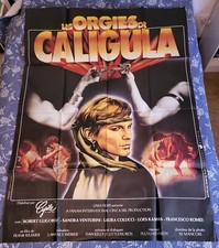 Affiche De Cinéma Originale 120/160 - Les Orgies De Caligula - 1984 TBE, Pliée